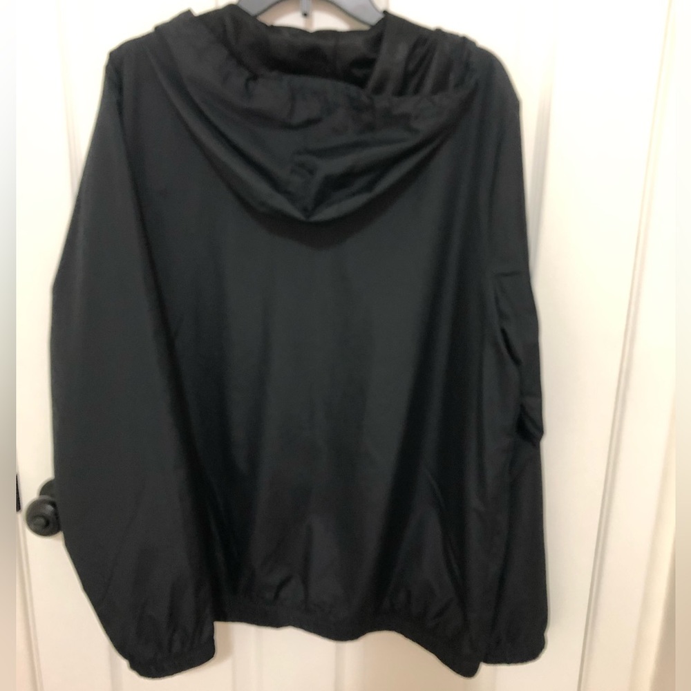 Fila Black Lightweight Jacket with Hood - Size Large - Picture 6 of 8